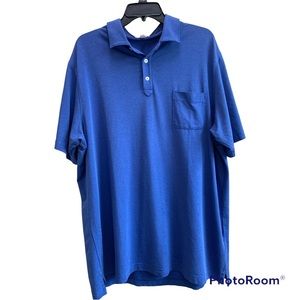 Peter Millar Men’s Cotton Blend Blue Polo